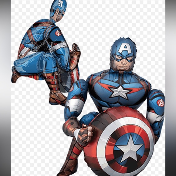 Marvel Avengers Captain America Balloon - Picture 3 of 8